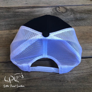Black Paint Barrel Racer Hat