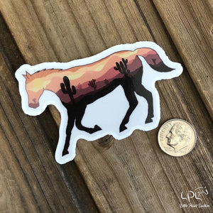 Desert Horse Sticker