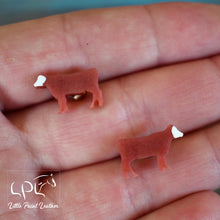 Load image into Gallery viewer, Hereford Cow Earrings
