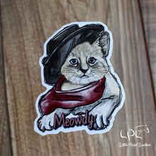 Load image into Gallery viewer, Meowdy Cowboy Cat Sticker
