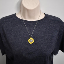 Load image into Gallery viewer, Be Bright Be Sunny Sunflower Necklace
