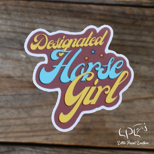 Designated Horse Girl Sticker