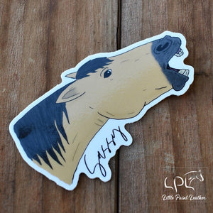 Sassy Horse Sticker