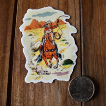 Load image into Gallery viewer, Vintage Cowboy Sticker
