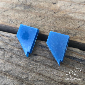 Blue Nevada Earrings without Glitter