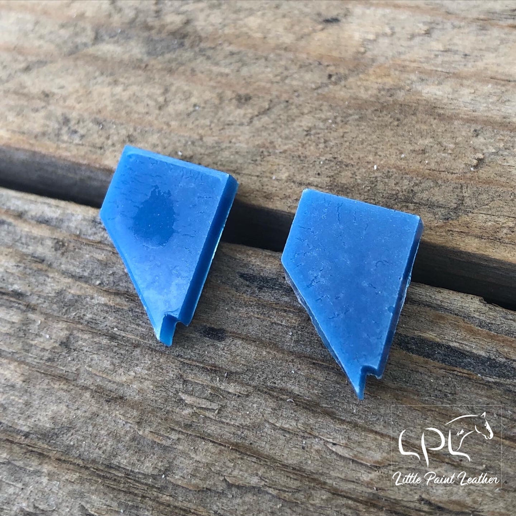 Blue Nevada Earrings without Glitter