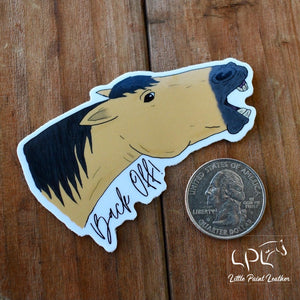 Bite Me Horse Sticker