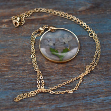 Load image into Gallery viewer, Clear Flower Necklace
