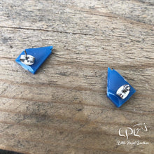 Load image into Gallery viewer, Blue Nevada Earrings without Glitter
