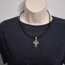 Load image into Gallery viewer, Small Bling Cross Necklace
