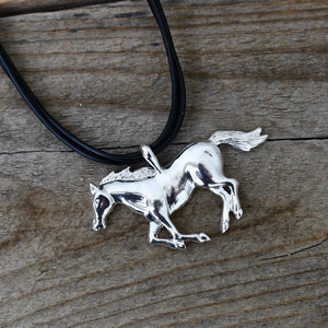 3 Strand Horse Necklace