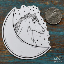 Load image into Gallery viewer, Moon Horse Sticker
