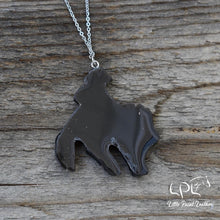 Load image into Gallery viewer, Black Bronc Horse Necklace
