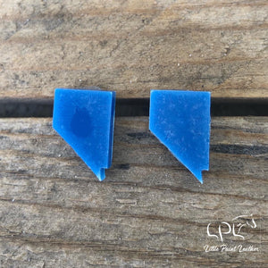 Blue Nevada Earrings without Glitter