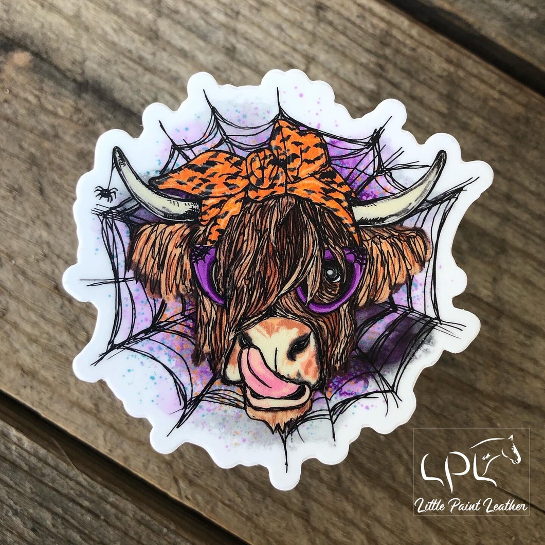 Halloween Cow Sticker