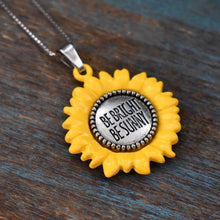Load image into Gallery viewer, Be Bright Be Sunny Sunflower Necklace
