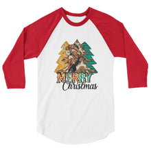 Load image into Gallery viewer, Christmas Cowgirl 3/4 Sleeve Unisex Shirt
