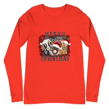 Load image into Gallery viewer, Merry Christmas Goats Unisex Long Sleeve Tee
