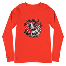 Load image into Gallery viewer, Cowbells Ring Christmas Unisex Long Sleeve Tee
