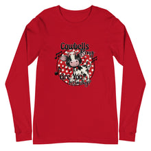 Load image into Gallery viewer, Cowbells Ring Christmas Unisex Long Sleeve Tee
