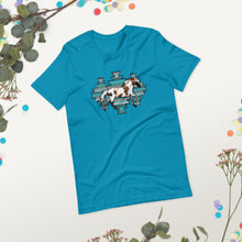 Load image into Gallery viewer, Turquoise Paint Horse Unisex T-Shirt
